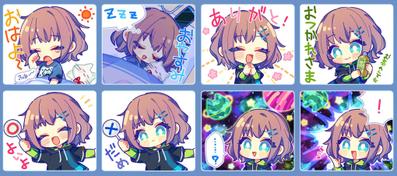 オリジナルLINEスタンプ①