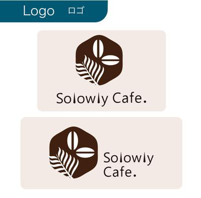 カフェのロゴを作成しました