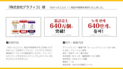 株式会社グラフィコ様「なかったコトに！」店頭販促映像