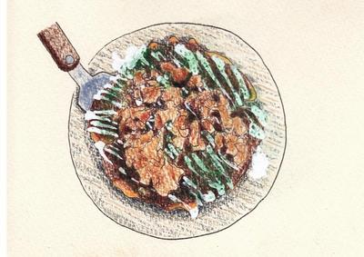 飲食店内壁面イラスト制作