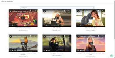 YouTubeのお気に入り登録チャンネル動画を取得, 再生するサービス
