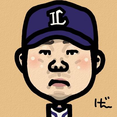 松坂大輔さんの似顔絵