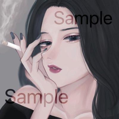 セクシーな煙草美女