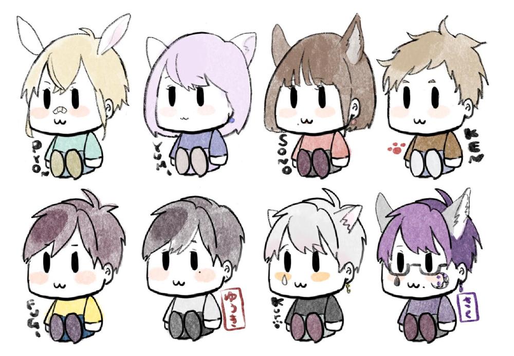 ゆるいミニキャラ