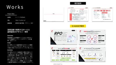 人材紹介事業・BPO事業の営業用資料デザイン（ナンバーズ株式会社様）