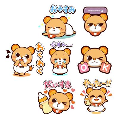 lineスタンプ過去制作作品