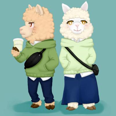 おそろいアルパカ