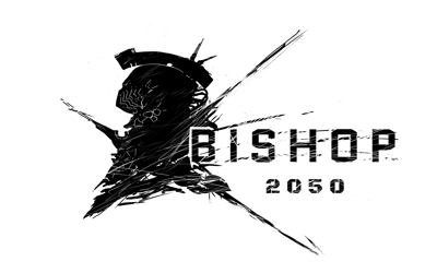アパレルショップ「Bishop 2055」のロゴ