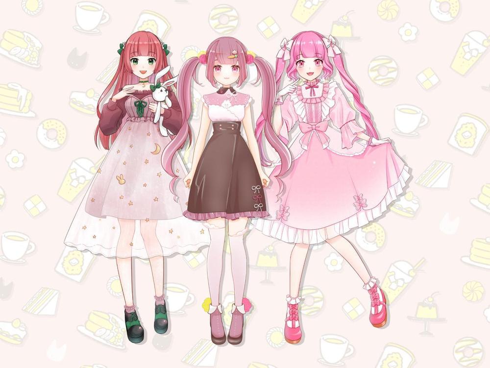 配信用キャラクターデザイン