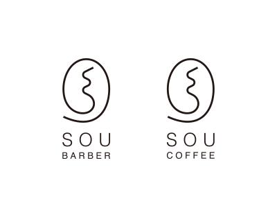 SOU BARBER & COFFEE　ロゴデザイン