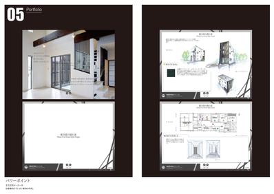 建築会社様のプロモーション用パワーポイント制作デザイン