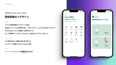 登録導線の改善