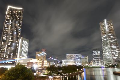 作例：写真加工『夜景1』（編集前）