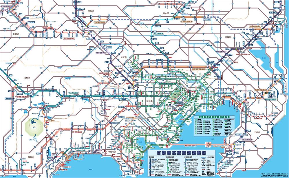 路線図：首都圏の高速・有料道路網路線図 - ランサーズ