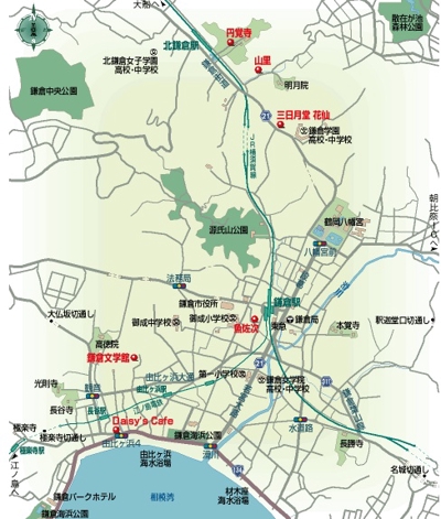 アクセス図：鎌倉