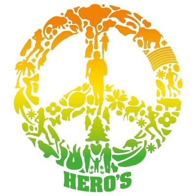 アドベンチャーマラソンチームHERO'Sのロゴ