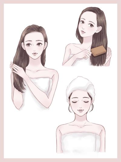 【ヘアケア】イラスト