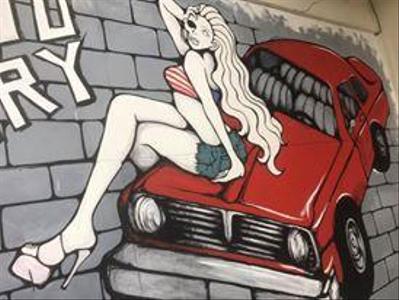 Auto Gallery 店内壁画制作