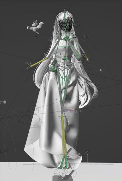 キャラクターCGモデリング