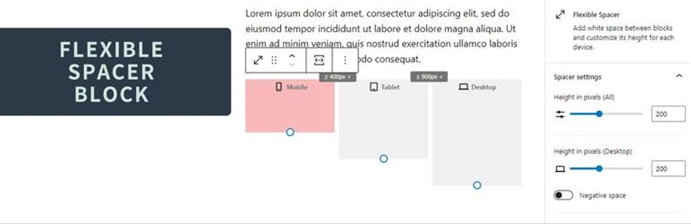 WordPressプラグイン「Flexible Spacer Block」を開発しました