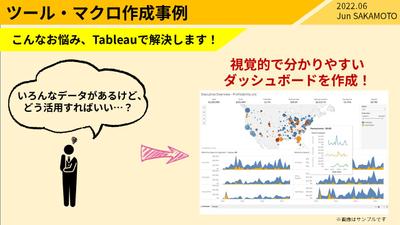 Tableauを用いたダッシュボード作成