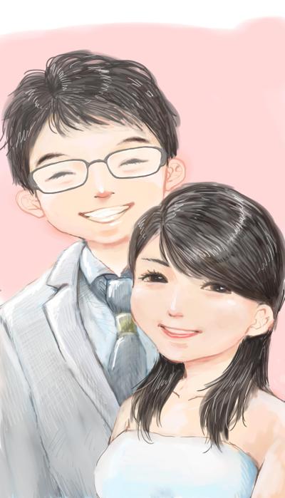 友人の結婚式に使用したウェルカムボード