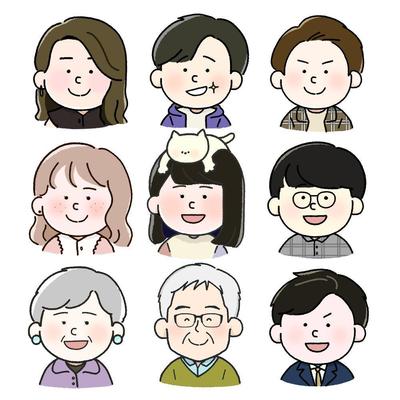 ポップでかわいい使いやすいイラストを描きます