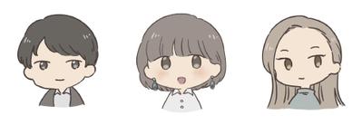 ゆるふわ似顔絵SNSアイコン