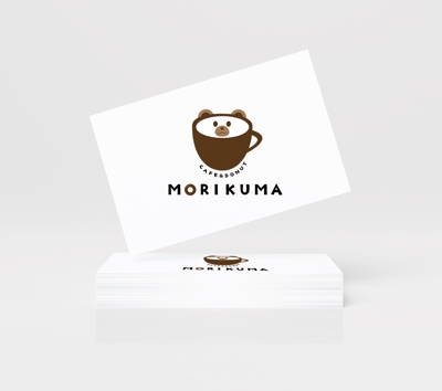 カフェ＆ドーナツ  モリクマ（CAFE & DONUT MORIKUMA)様　ロゴデザイン制作