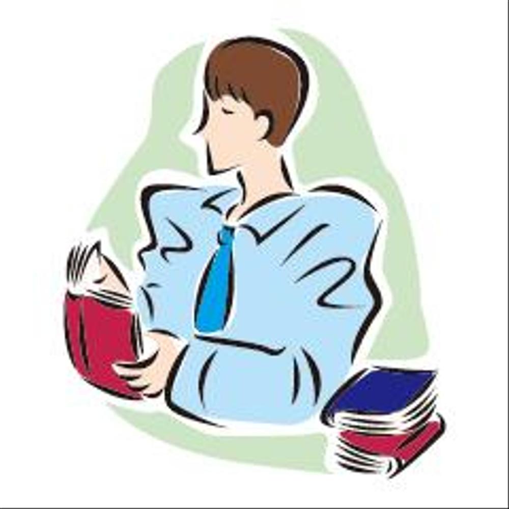 読書する男性