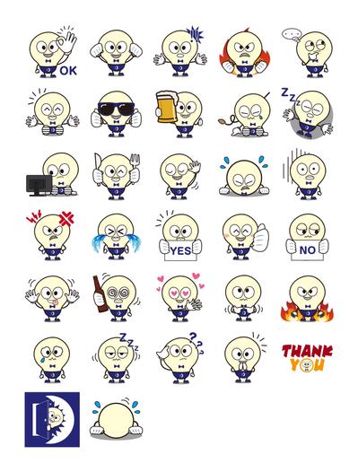 LINEスタンプ作成 ミライトくん