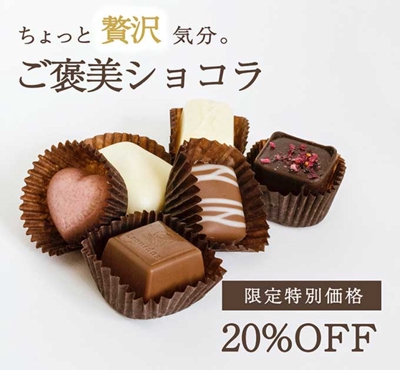 チョコレートの商品ページ(架空)