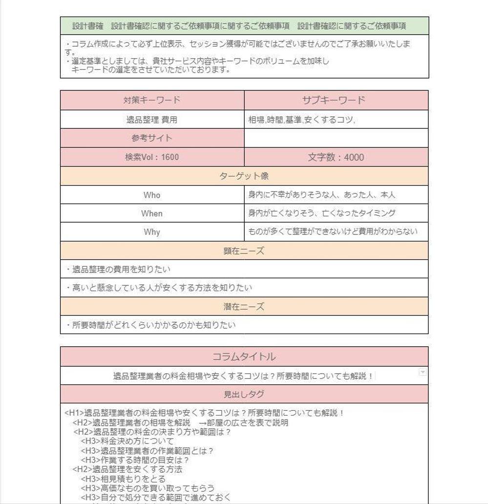 コンテンツ構成作成例②です。