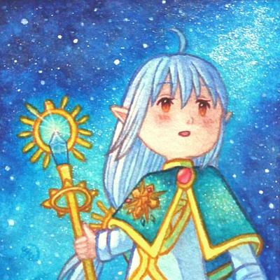 「Aさまの創作キャラクターご依頼イラスト」