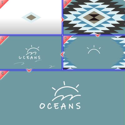 サンドイッチカフェ　OCEANUS 様　【ロゴアニメーション】を制作しました