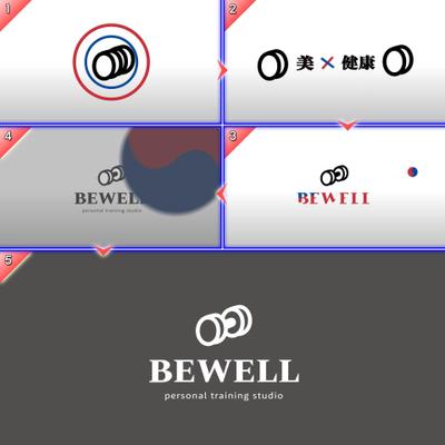 韓国式パーソナルトレーニングジム　BEWELL 様　【ロゴアニメーション】を制作しました