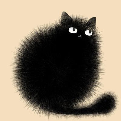 黒猫イラスト