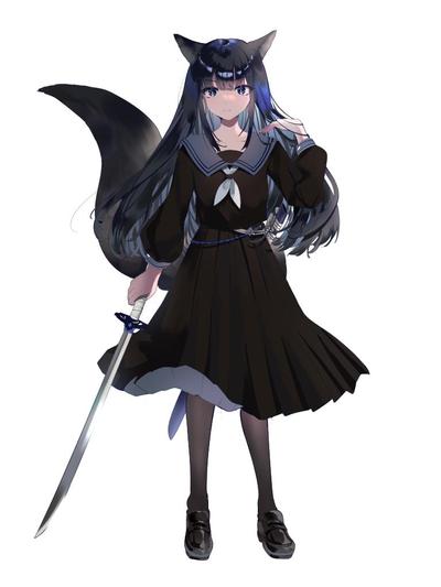 女子高生　獣耳