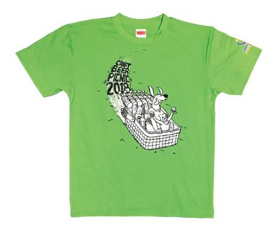 「Craft Beer picnic 2018」スタッフTシャツデザイン