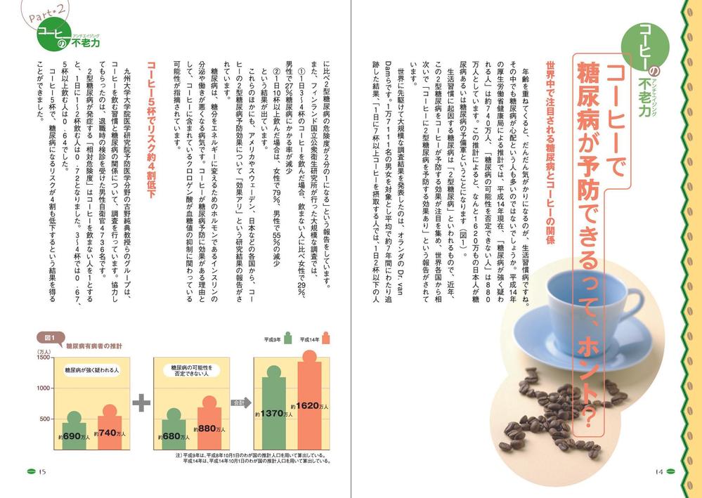 コーヒーとからだのおいしい話・中面