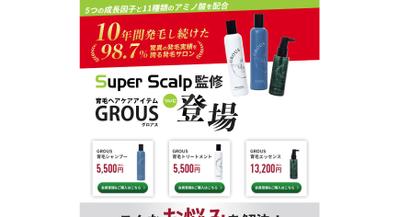 ヘアケア商品のLPコーディング