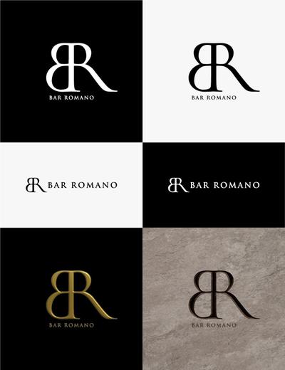 麻布十番のイタリアンバル「BAR ROMANO」のロゴ＆マーク