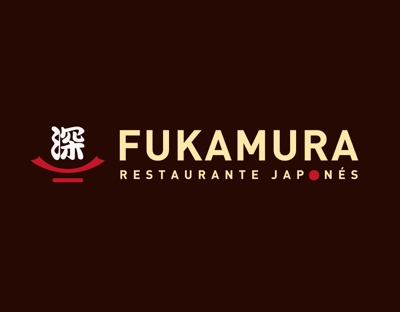 和食レストランFUKAMURAのロゴデザイン