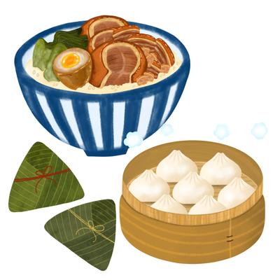 台湾料理のイラスト