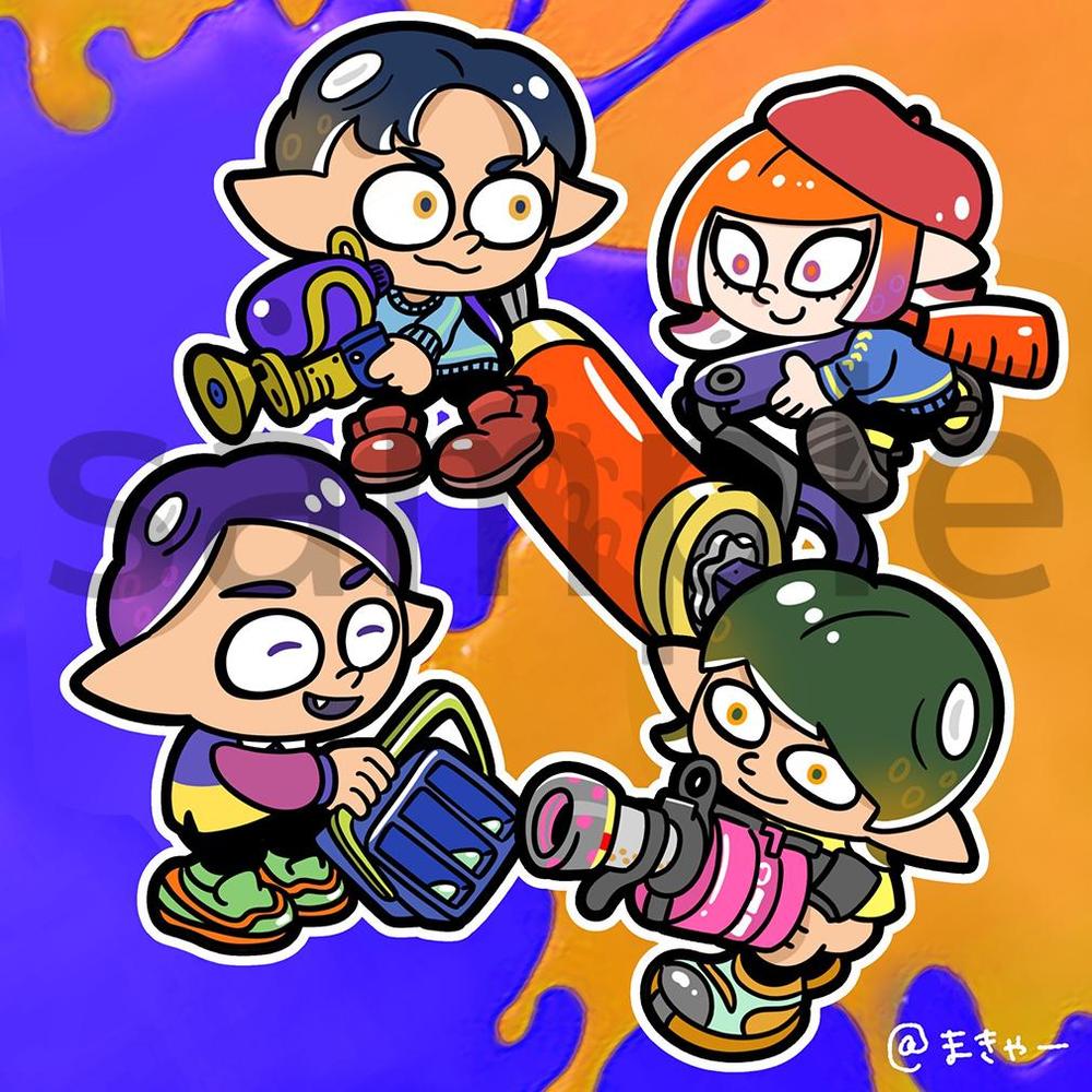 スプラトゥーン風似顔絵 - ランサーズ