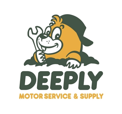 車の修理工場のロゴ