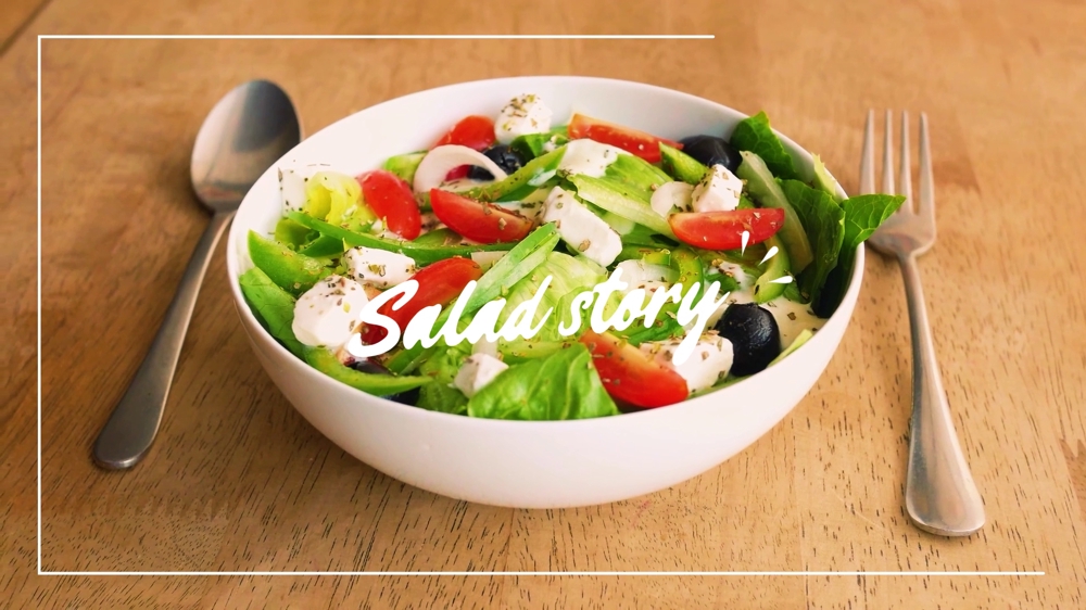 採れたて野菜宅配サービス「Salad Story」のプロモーション動画。