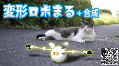 変形ロボまる＋合成（猫）