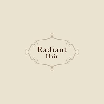 『Radiant Hair』ロゴデザイン