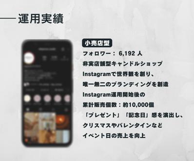 Instagram運用代行_小売店事例